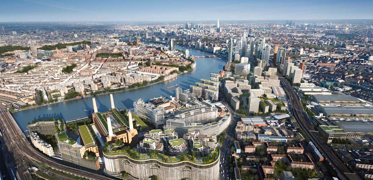 Nine Elms Construction Logistics, London