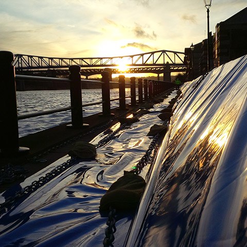 Temporary flood defence deployment plans