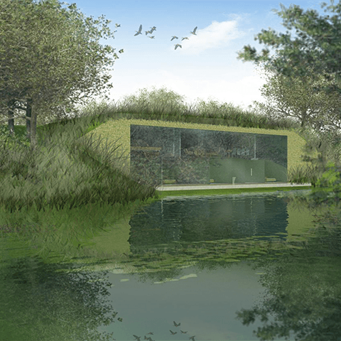 Earth sheltered dwelling, Staffordshire