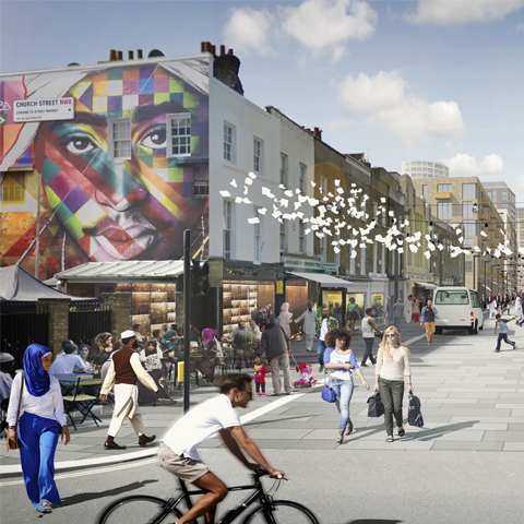 Church Street masterplan, London